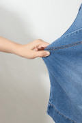 Dark Blue women\'s denim skirts