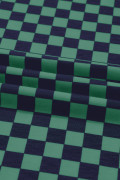 Green See What Happens Checkered Top and Short Set