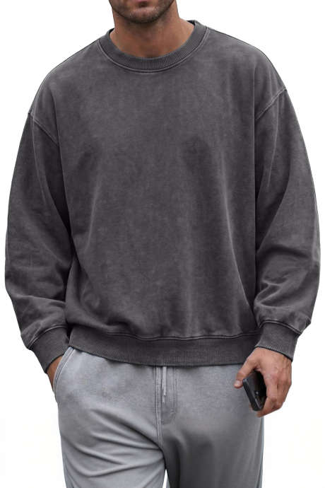 Dark Grey pullover hoodie