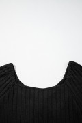 Black plus size top