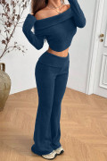 Navy Blue Active Bottoms