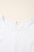 White plus size top