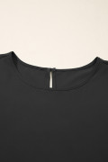 Black plus size top