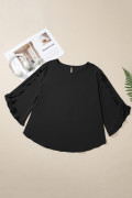 Black plus size top