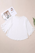White plus size top
