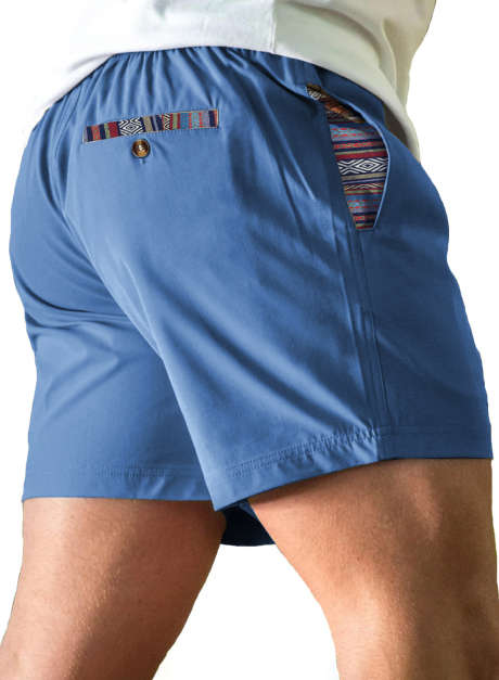 Ashleigh Blue JMIERR Men Shorts Elastic Waist Summer Quick Dry Drawstring Beach Athletic Gym 5 Inch Shorts